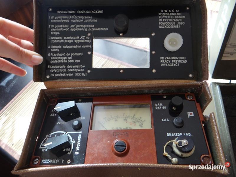 polski wojskowy rentgenometr DP75 Bytom