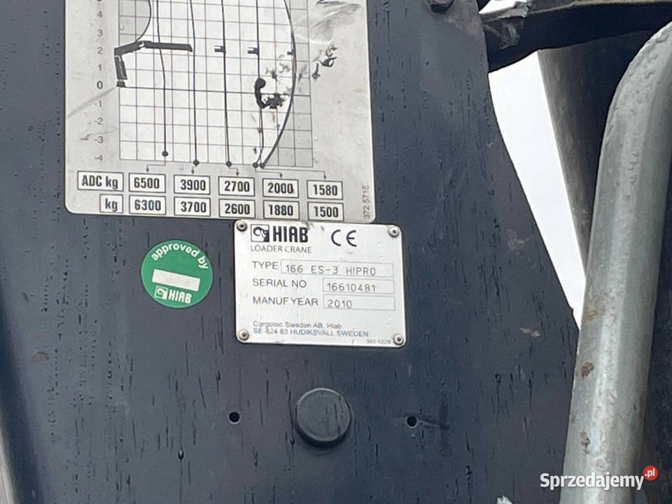 Wywrotka 6x6 z dzwigiem Man Warszawa