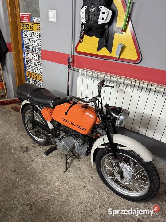 Jawka Jawa 50 Mustang typ 23P 1977r pomarańczowy Gidle sprzedam