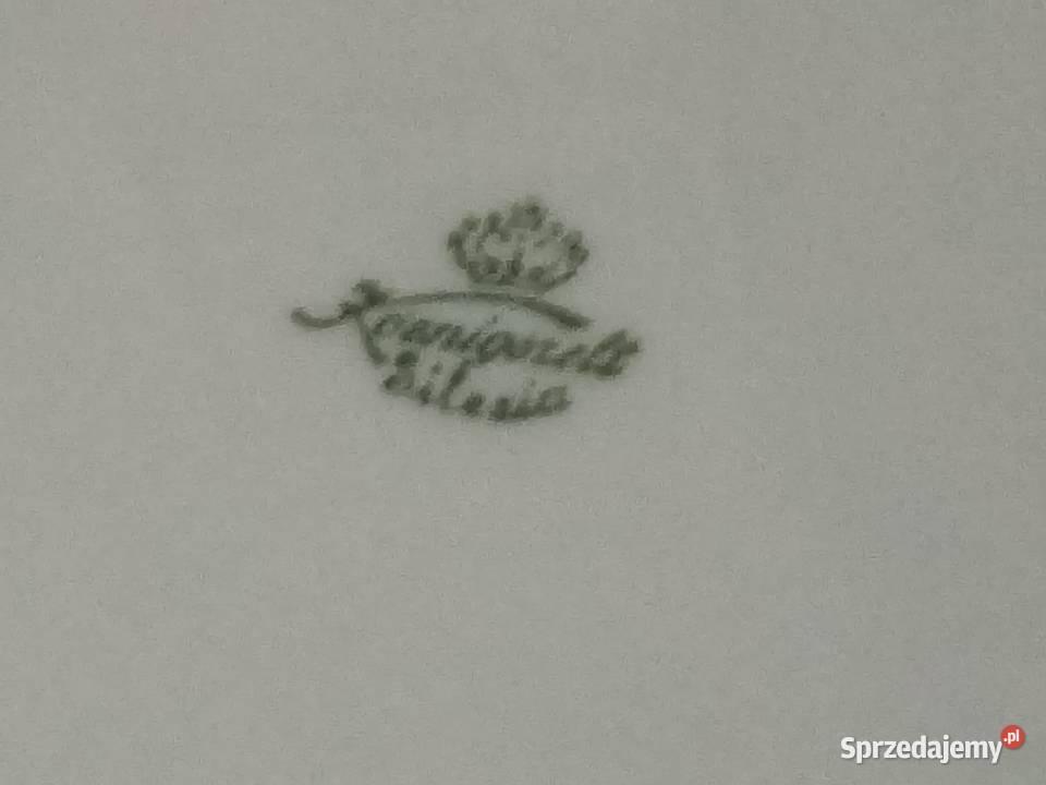 Przepiękna stara przedwojenna patera Porcelana i szkło Gliwice