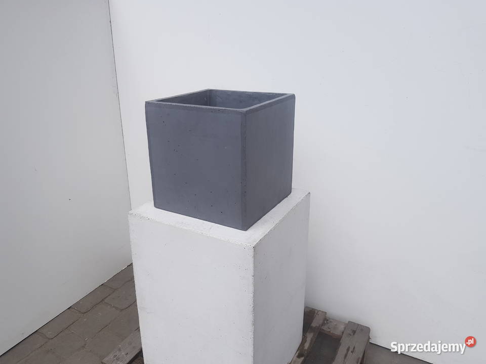 Donica betonowa Box 40x40x40 Impregnacja różne wielkopolskie Rawicz