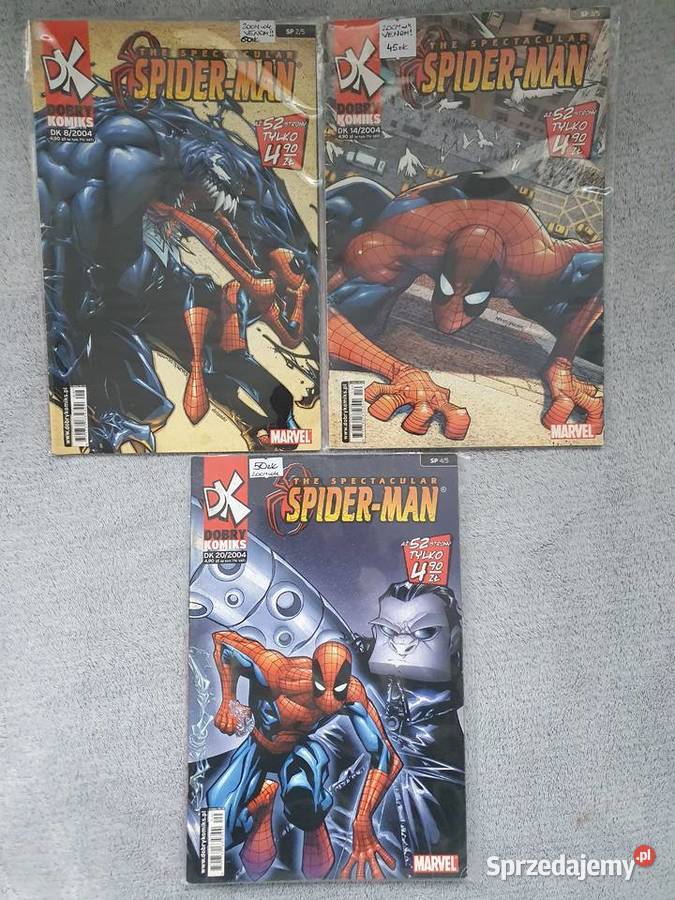 The Amazing SpiderMan zestaw 3 komiksów Venom Komiksy Gdynia sprzedam