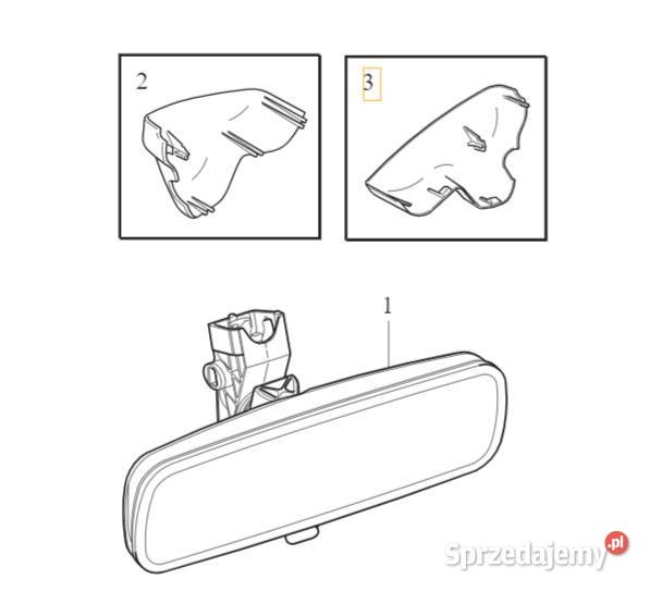 VOLVO C30 C70 S40 V50 prawa obudowa lusterka Gadgety motoryzacyjne dolnośląskie Bielany Wrocławskie
