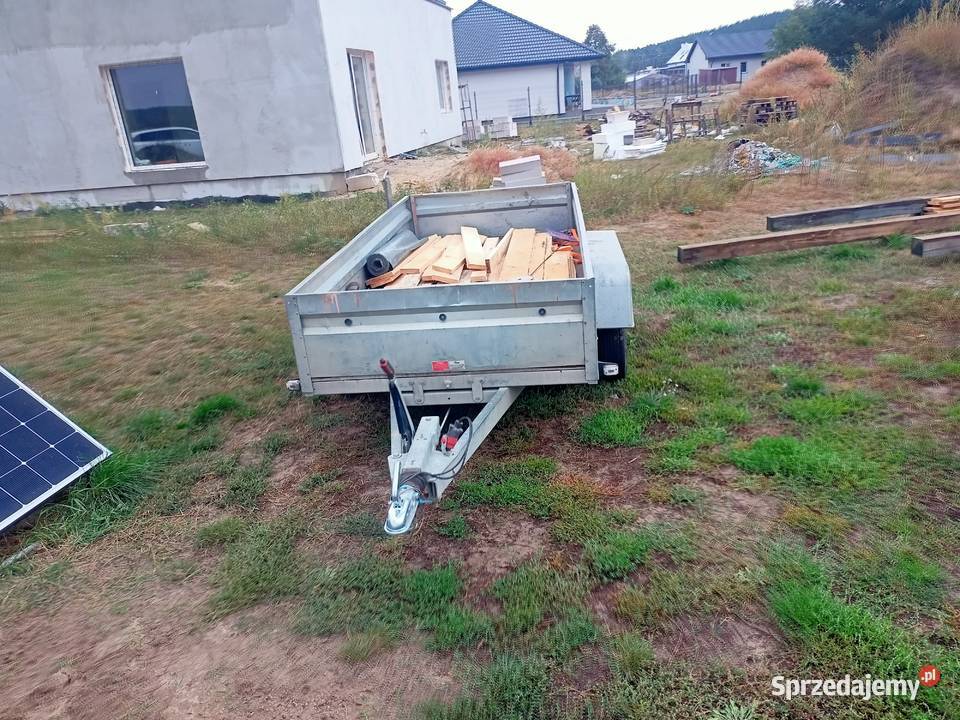 Przyczepka dwuosiowa z hamulcem dmc 1100 Motoryzacja Łabiszyn-Wieś