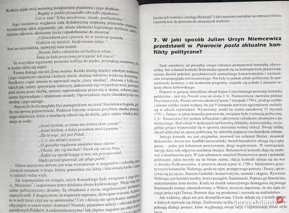 Wypracowania 2 Oświecenie Romantyzm Liceum lubelskie Chełm