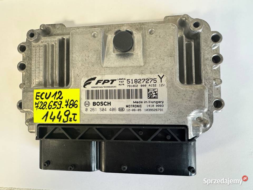 NOWY ECU KOMPUTER STEROWNIK SILNIKA MODUŁ BOSCH Warszawa