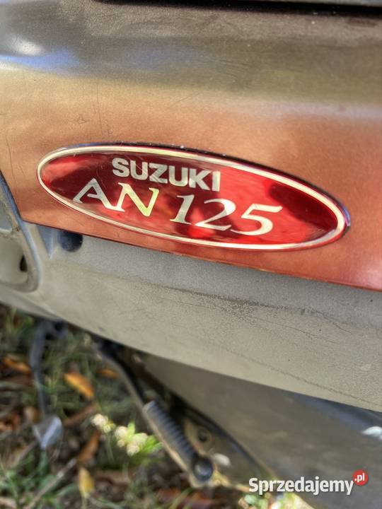 Suzuki AN 125 skuter 125 kat B z Niemiec Rok produkcji 1996