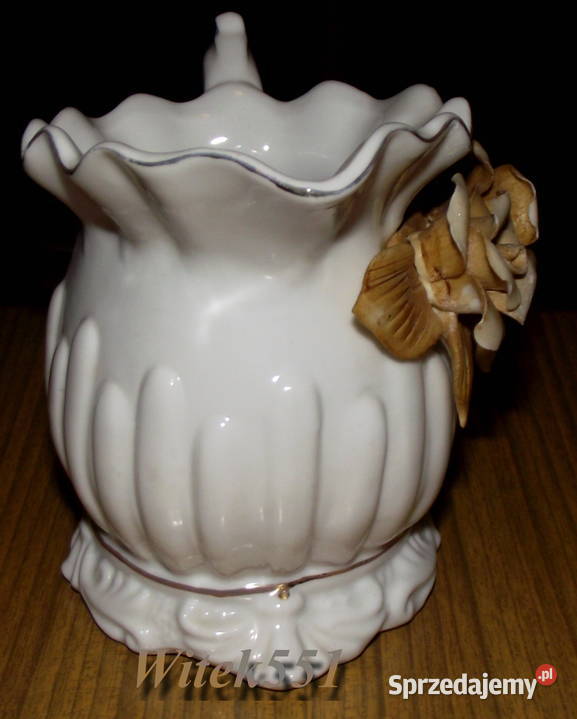 Porcelanowy Kolorowy Błyszczący DZBANEK Z Stalowa Wola