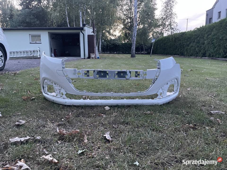 zderzak przód peugeot 208 lift biały Warszawa sprzedam