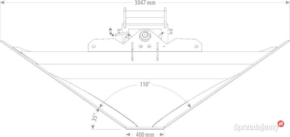 ŁYŻKA TRAPEZOWA HYDRAULICZNA 14 18 T Kutno