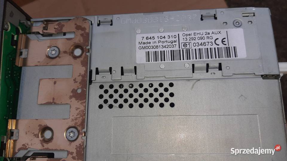 RADIO FABRYCZNE BLAUPUNKT OPEL MERIVA A VECTRA C Sprzęt audio fabryczny Dębno