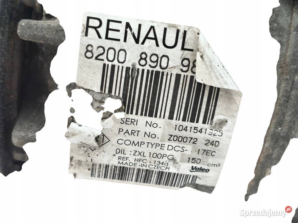 SPRĘŻARKA KLIMATYZACJI Renault Laguna III Chełm