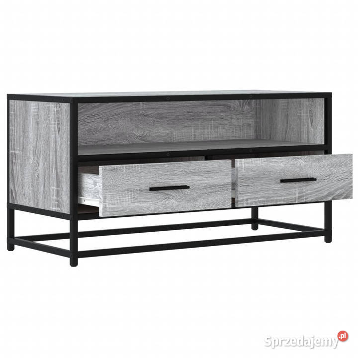 Szafka pod telewizor szary dąb sonoma 80x345x40