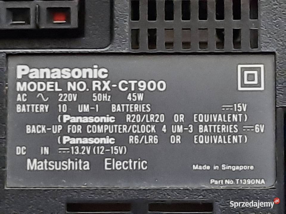 Mini wieża Panasonic RXCT900 mazowieckie Wołomin