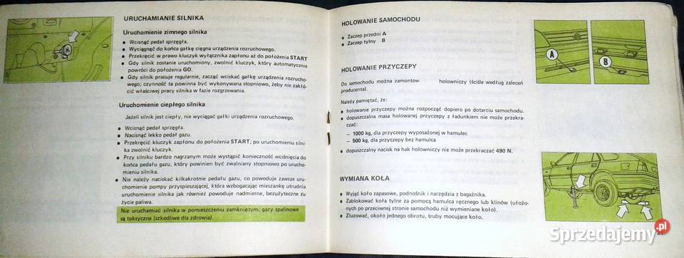 FSO Polonez Caro 15 16 Instrukcja Chełm