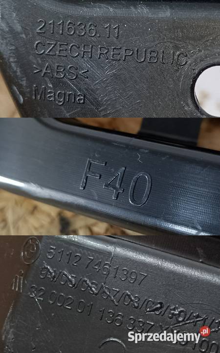 BMW 1 F40 ŚLIZG MOCOWANIE ZDERZAKA LEWY TYŁ Pleszew sprzedam