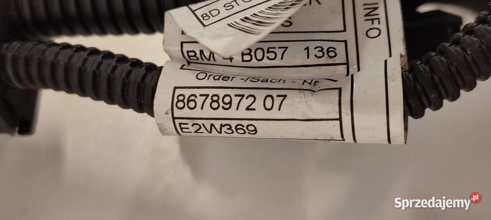 BMW F44 218I WIĄZKA SILNIKA 8678972 Materiały instalacyjne