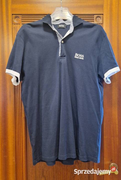 Męski Tshirt polo marki Boss z bawełny 100 Lublin