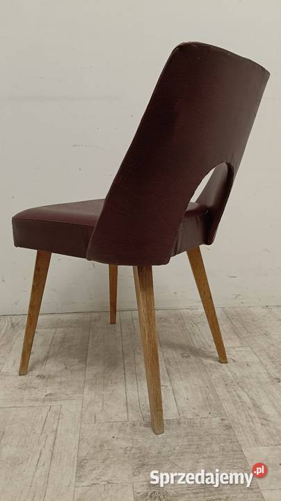 krzesło muszelka PRL vintage design lata 70te Radomsko