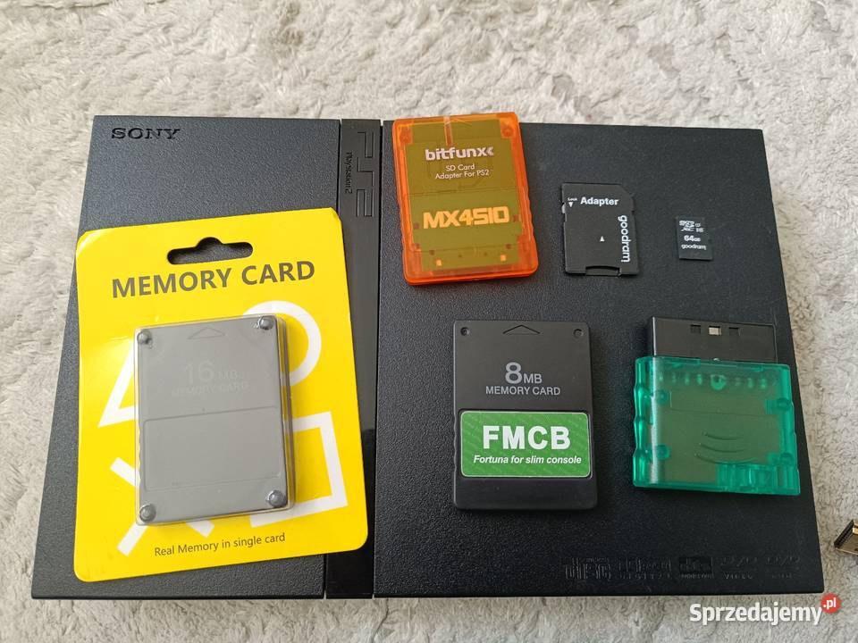 Konsola Sony PlayStation 2 Slim SCPH77004 2 FMCB mazowieckie Pruszków