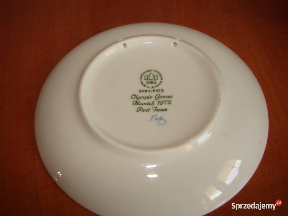 Olimpiada Monachium 1972 talerz pamiątkowy BG Pruszcz Gdański