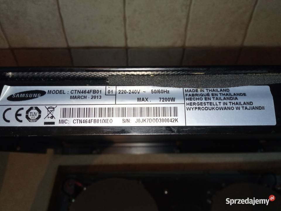 PŁYTA INDUKCYJNA SAMSUNG CTN464FB01 7200W mazowieckie Warszawa