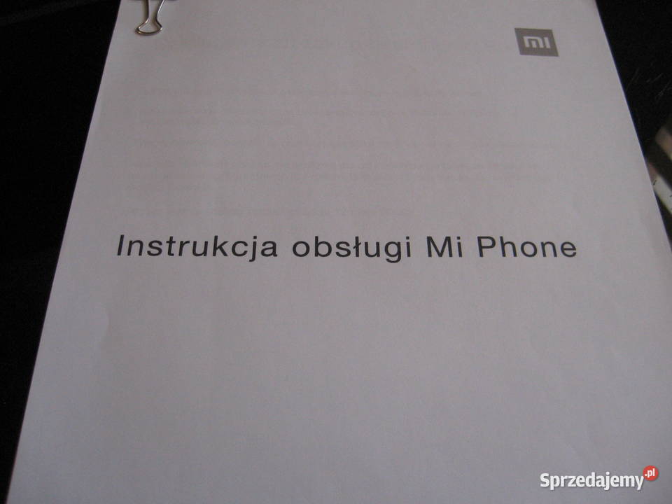 Instrukcja obsłigi telefonu Mi Phone j polski warmińsko-mazurskie Olsztyn