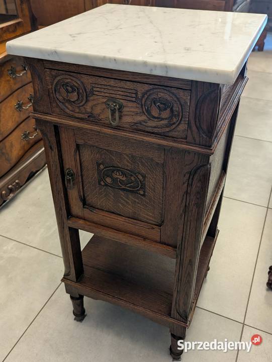 Dębowa szafkakomoda secesyjnasklep Dąbrowa Meble śląskie Dąbrowa Górnicza