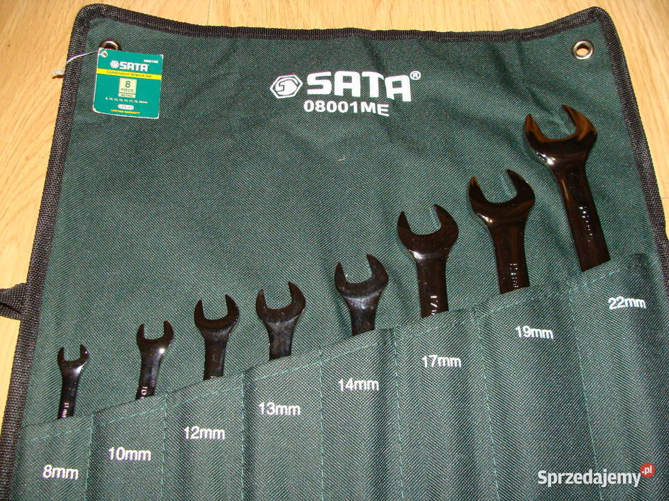 SATA 08001 ME NOWY Zestaw kluczy płaskooczkowych