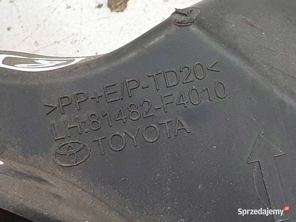 HALOGEN PRZECIWMGIELNY Toyota CHR CHR LEWY Ramka lubelskie Rudka