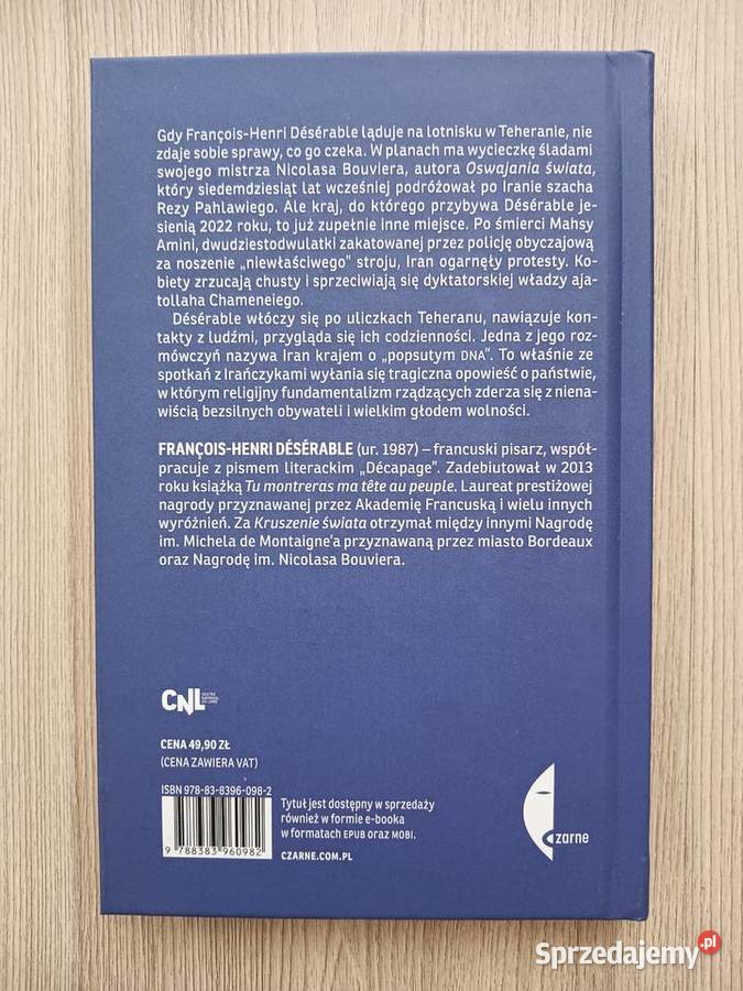 Kruszenie świata Podróż do Iranu FranoisHenri ISBN 9788383960982 Kraków