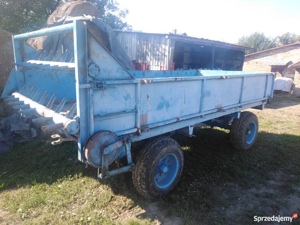 SPRZEDAM rozrzutnik obornika dwuosiowydodatki sprzedam