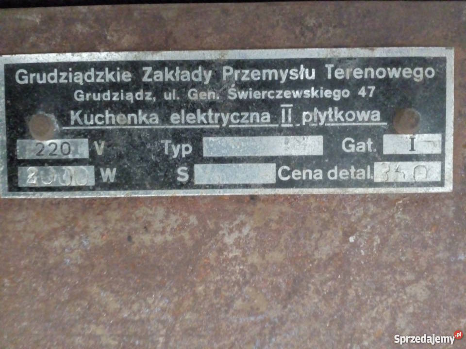 Stara kuchenka elektryczna II płytkowa sprawna Rzeszów