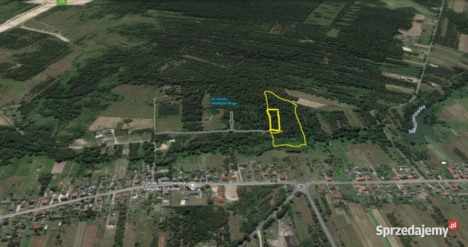 Działka budowlana z WZ las Rększowice gmina