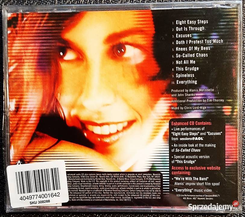 Album ALANIS MORISSETTE Album So Called Chaos CD Katowice