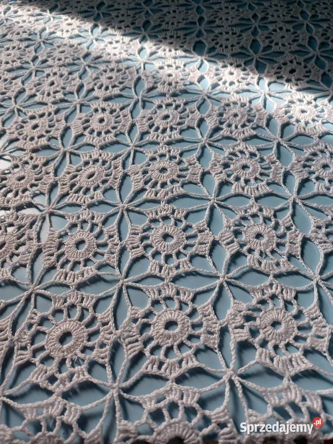 Obrusy szydełko PRL łódzkie Łódź