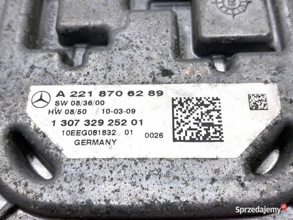 PRZETWORNICA XENON MERCEDES W221 A2218706289 podkarpackie