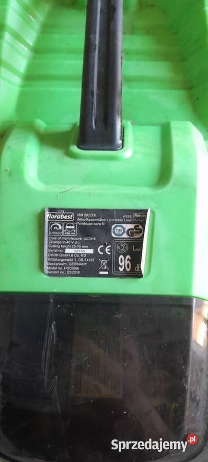 Kosiarka do trawy na akumulator 40v sprawna Żagań