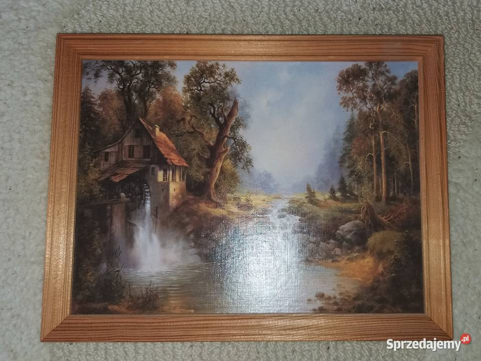 Sielski widoczek oprawiona reprodukcja Warszawa