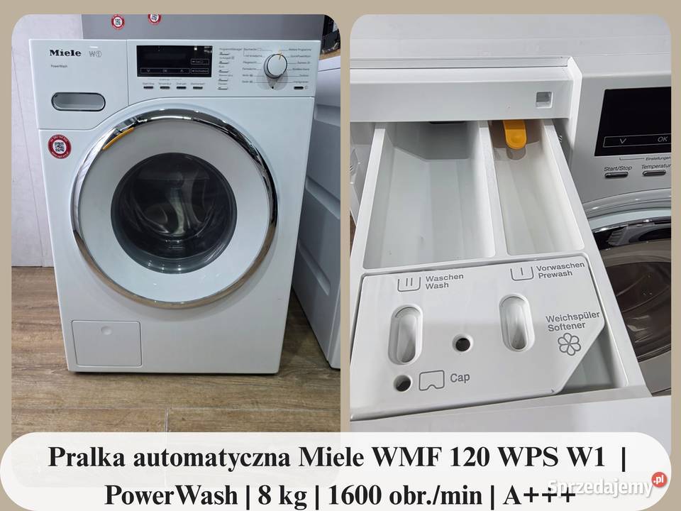 Pralka Miele WMF 120 WPS Seria W1 ChromeEdition Wrocław
