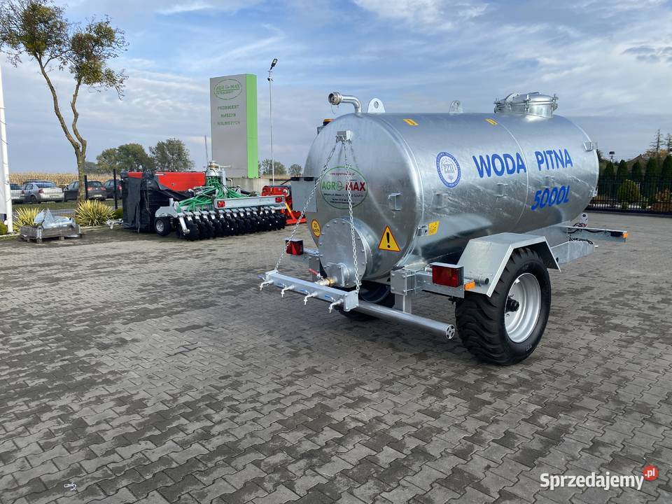 Beczkowóz do Wody Pitnej 5000 L mazowieckie Będzymin