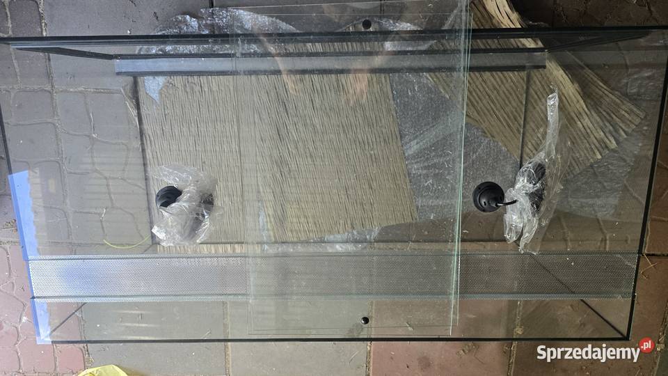 Terrarium szklane 120x60x60 używane Wrocław