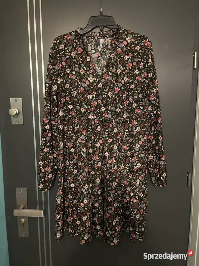 Hailys sukienka modny wzór kwiaty kwiecista hit Długość Midi Choszczno