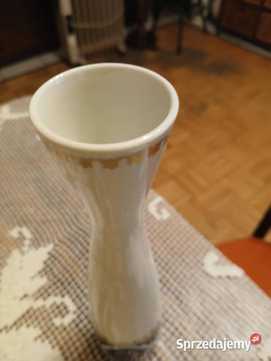 Wazonik porcelanowy Echt Kobalt Handmalerei łódzkie Łódź sprzedam