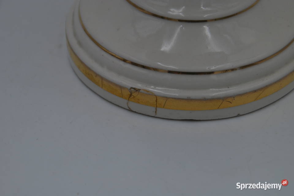 Piękna stara waza Capodimonte Włochy porcelana Poznań