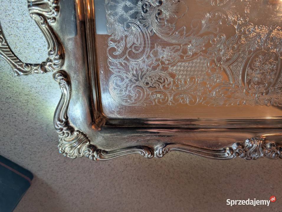 Taca srebrzona sygnatura N EPOB na nóżkach Piła sprzedam