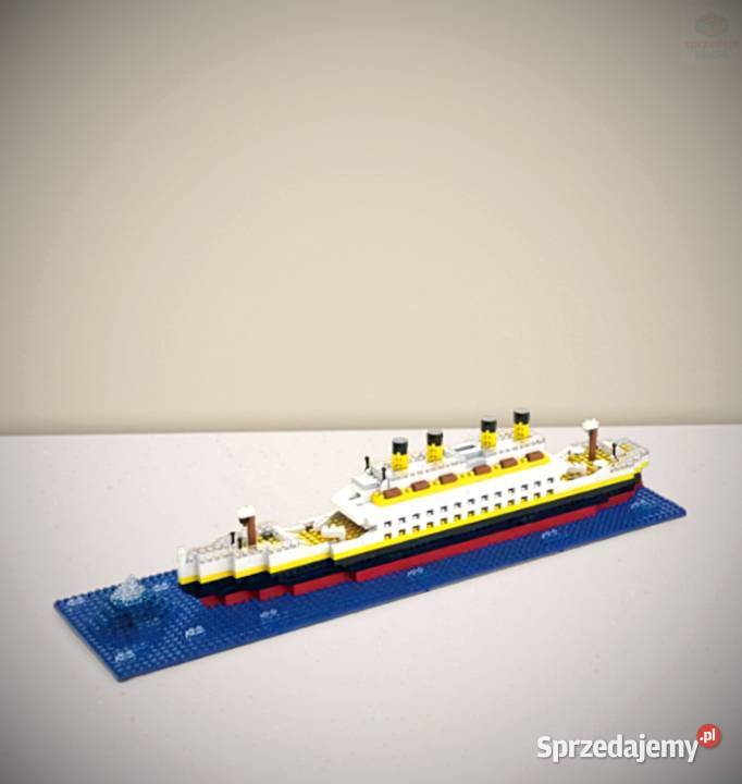 Nowy Duży Zestaw Klocków Statek Titanic Na Plastik  sprzedam