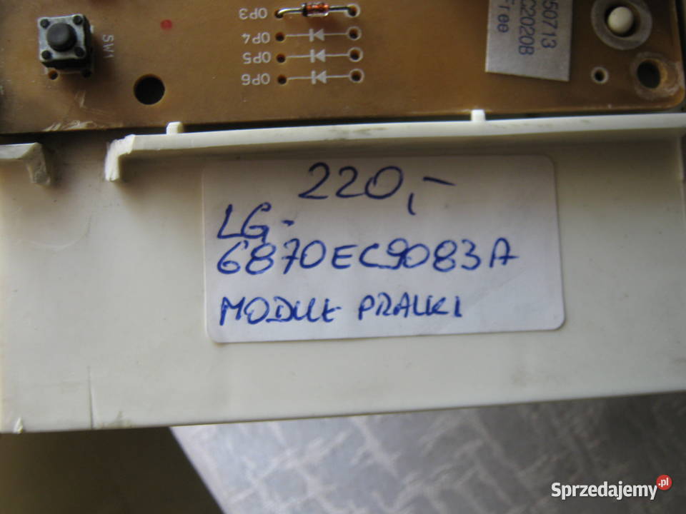 LG 6870EC9083A MODUŁ PRALKI Pralki i suszarki