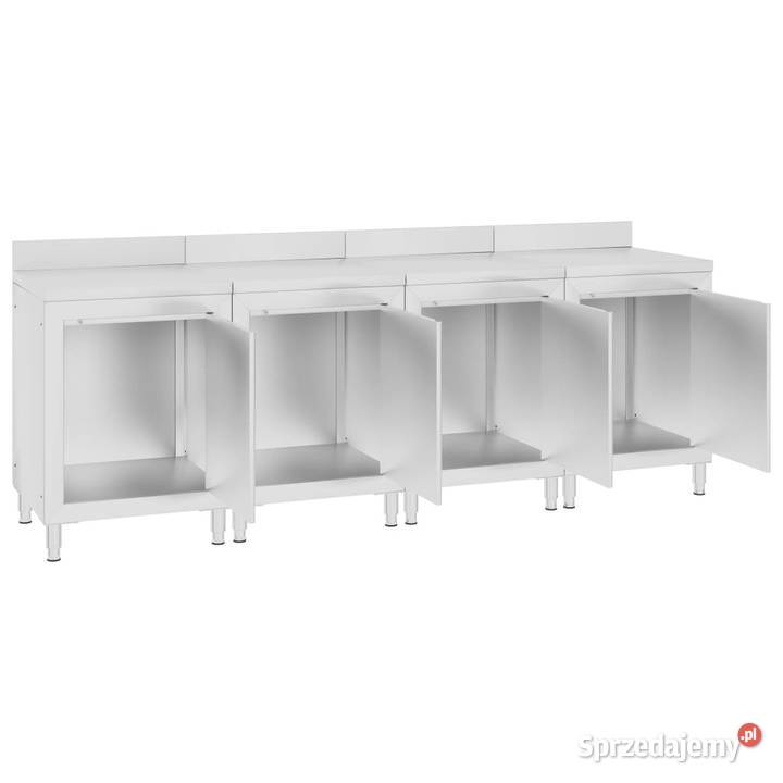 Gastronomiczny stół przyścienny 240x60x96 stal Warszawa