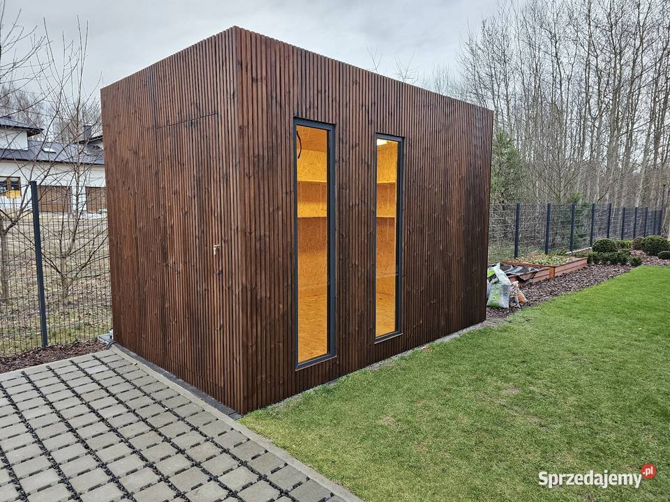 Nowoczesny domek ogrodowy ocieplony mazowieckie Ciechanów